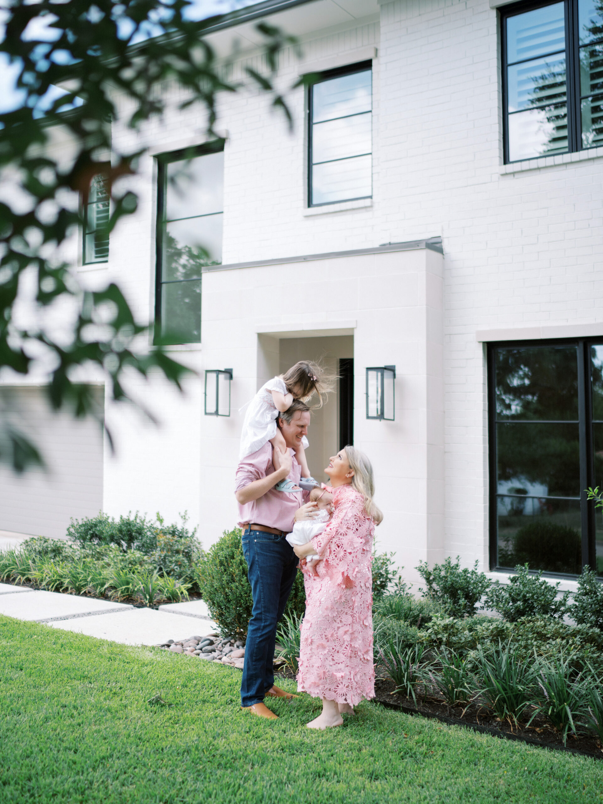 Dallas Family newborn session highland park newborn photos