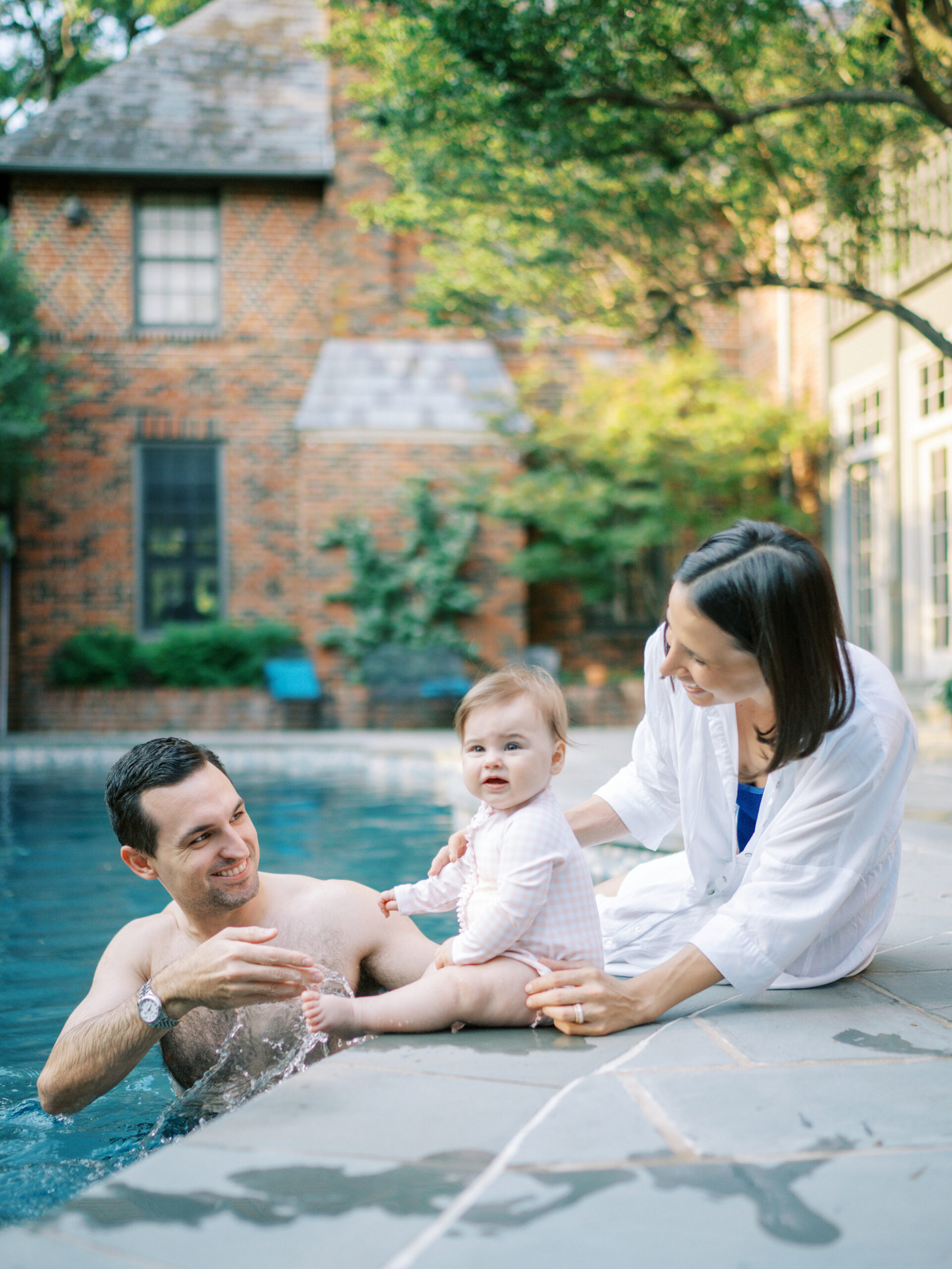 Family Pool Session in Dallas