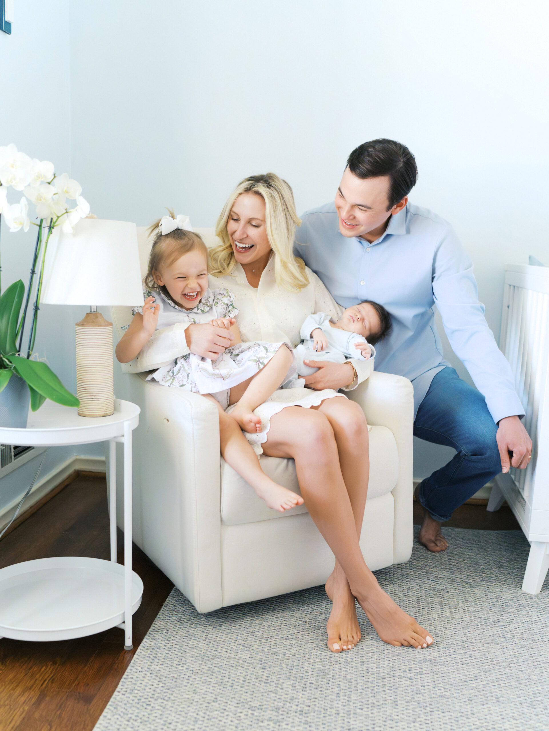 Joy filled newborn session in Dallas. Tate Smith Photography